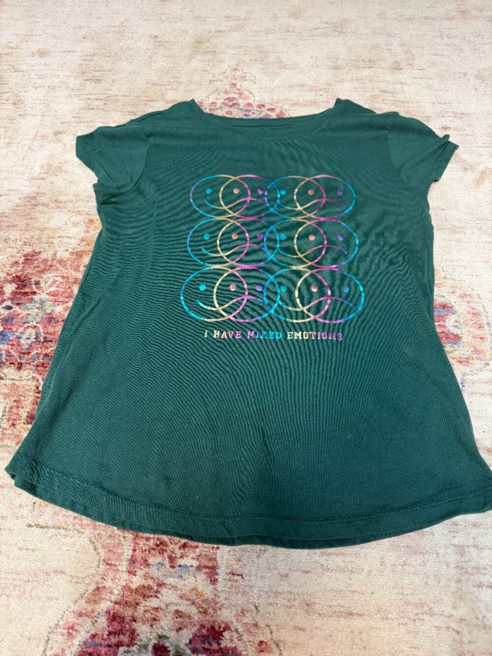 GAP Kids Girls Dark Green T-Shirt  Size XXL In Great Shape